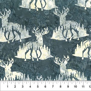 Wild Country Batik 83451 45 Pigeon Deer Northcott 