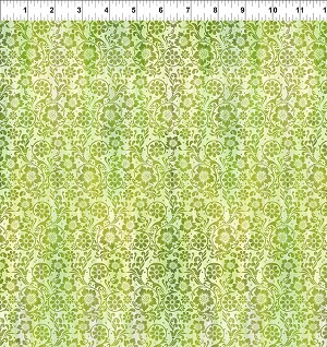 Garden of Dreams II 8JYR 2 Garden Tonal Green In the Beginning 