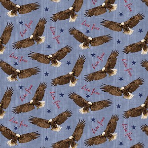Live Free 9179 73 Blue Flying Eagles, Henry Glass 