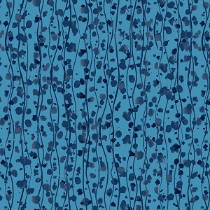 Midnight Sapphire 9382 77 Blue Wavy Stripe Abstract Henry Glass 