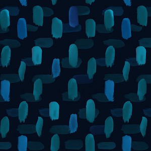 Midnight Sapphire 9385 77 Navy Brushstrokes Henry Glass 