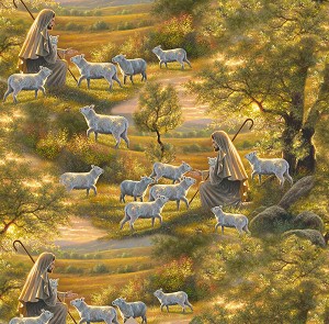 Come Unto Me Scenic 9605 Multi, Elizabeths Studio 