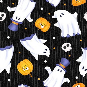 Glow Ghosts 9605G 99 GITD Black Tossed Ghosts Henry Glass 