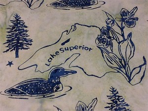 A Hoffman Minnesota Charms Exclusive Bali Batik Lake Superior G2203 106 Celery 
