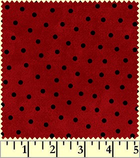 Maywood Flannel Woolies F18506 R Polka Dots 