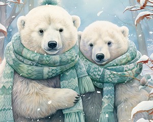 Polar Lovin AL69164C1 36 Inch Digital Panel David Textiles 