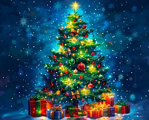 Christmas Shine AL69204C1 36 Inch Digital Panel David Textiles 