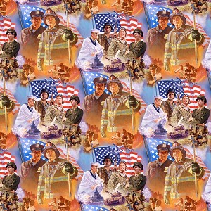 Heroes AL37368C1 Digital Print David Textiles 