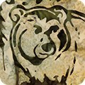 Wildlife Sanctuary 5 Batik 17777 49 Olive Bear, Kaufman 
