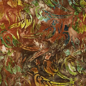 Wildlife Sanctuary 6 Batik 19094 169 Earth Pheasant, Robert Kaufman 