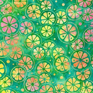 Summer Zest 19533 7 Green Artisan Batiks Robert Kaufman 
