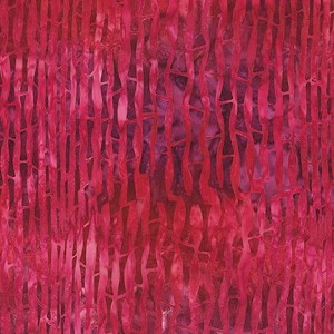 Sakura 20052 3 Red Meadow Artisan Batik Robert Kaufman 