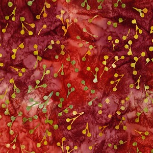 Natures Canvas 20352 95 Burgundy Artisan Batik Robert Kaufman 