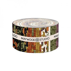 Autumn Harvest Flannel Jelly Roll Strips Maywood Studio 