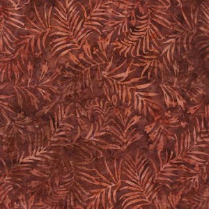 Natures Lodge Batiks B7780 Rust, Timeless Treasures 
