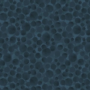 Secret Winter Garden Flannel BBF03 Bumbleberries Dark Blue Lewis and Irene 