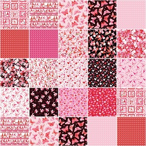 Be My Gnomie 10 Inch Layer Cake Squares Benartex 