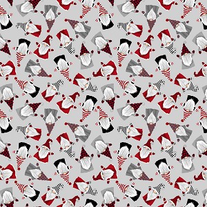 Gnome for the Holidays C1365 Mini Holiday Fun Gnomes Timeless Treasures 