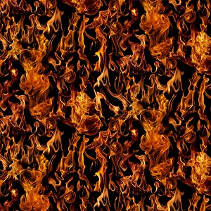 Dragons Flame C7734 Black Timeless Treasures 