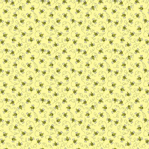 Whats The Buzz C7854 Yellow Bees Timeless Treasures 
