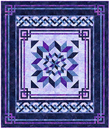 New Stonehenge Carpenters Apprentice Twilight Mystic Twin Quilt Kit Northcott 