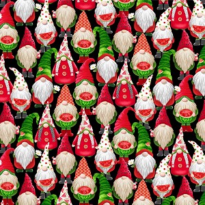 Watermelon Gnome CD1919 Black Timeless Treasures 