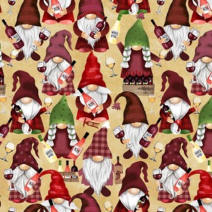 Uncork and Unwind CD2026 Chardonnay Gnomes Timeless Treasures 