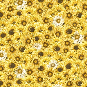 Honey Bee Farm CD2398 Yellow Packed Sunflower and Daisy 