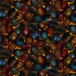 Dragons Eggs CD2496 Multi Timeless Treasures 