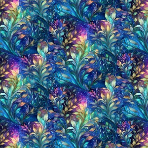 Fantasy Leafy Vine CD3208 Multi Timeless Treasures 