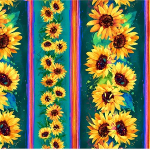 Sundance 11 Inch Strip CD3302 Teal Timeless Treasures 