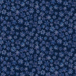 Midnight Snowflakes CD3497 Timeless Treasures 