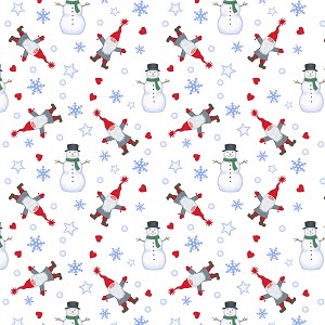 Keep Believing CE16 1 Tomten Snowman White Lewis and Irene 