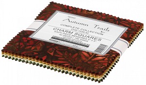 Autumn Trails Artisan Batik 5 Inch Charm Pack Squares Kaufman 