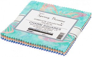 Spring Promise Artisan Batik 5 Inch Charm Pack Robert Kaufman 