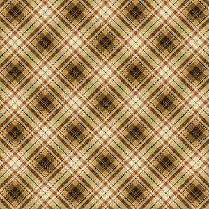 Gather Home CM7661 Brn Plaid Metallic, Timeless Treasures 