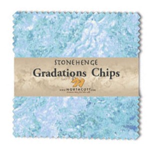 Stonehenge Gradations Chips Mystic Midnight Charm Pack, Northcott 