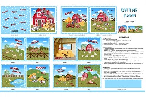 On the Farm Cuddles Fabric Book Shannon 