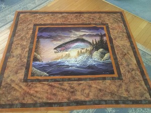 Explorations Trout Quilt Kit, Riley Blake 
