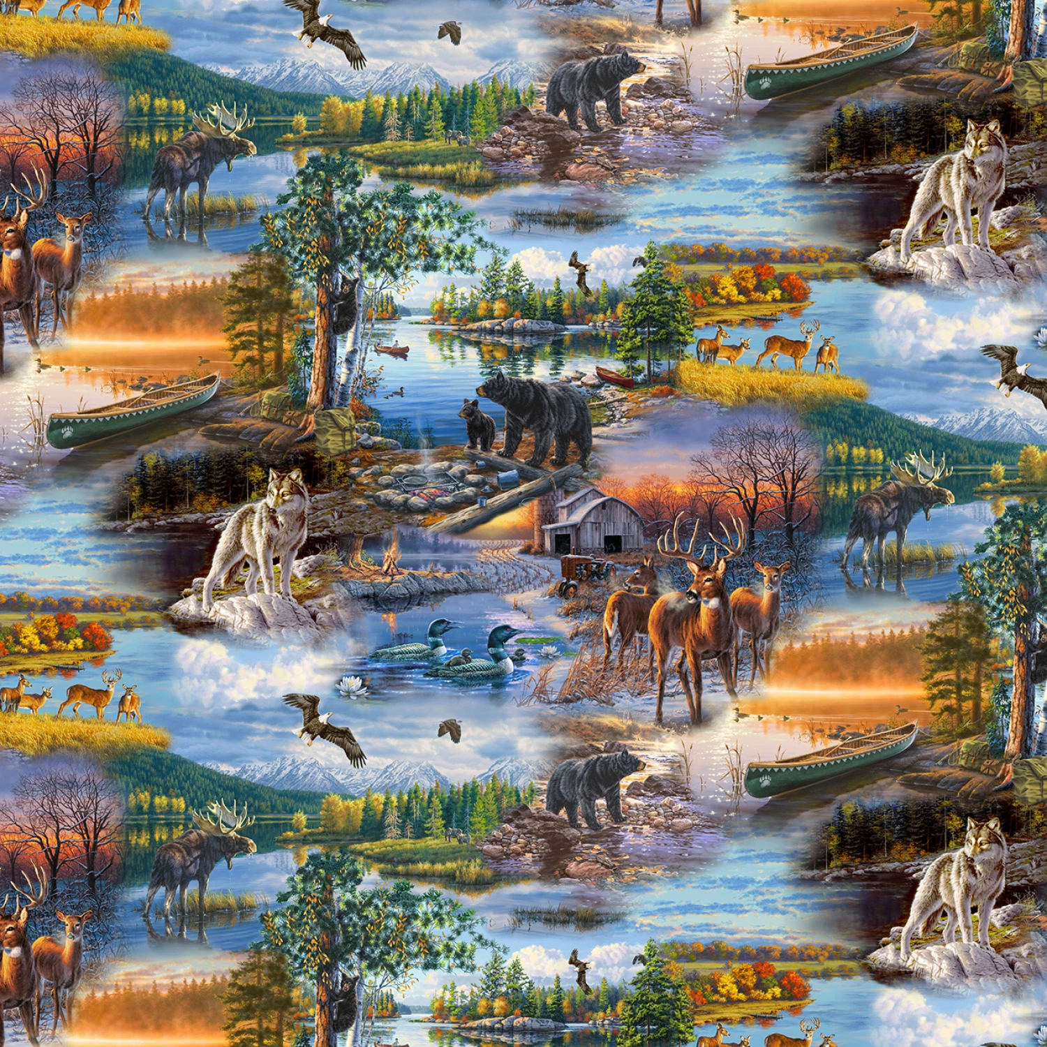 The Great Outdoors 12445 Multi Michael Miller 
