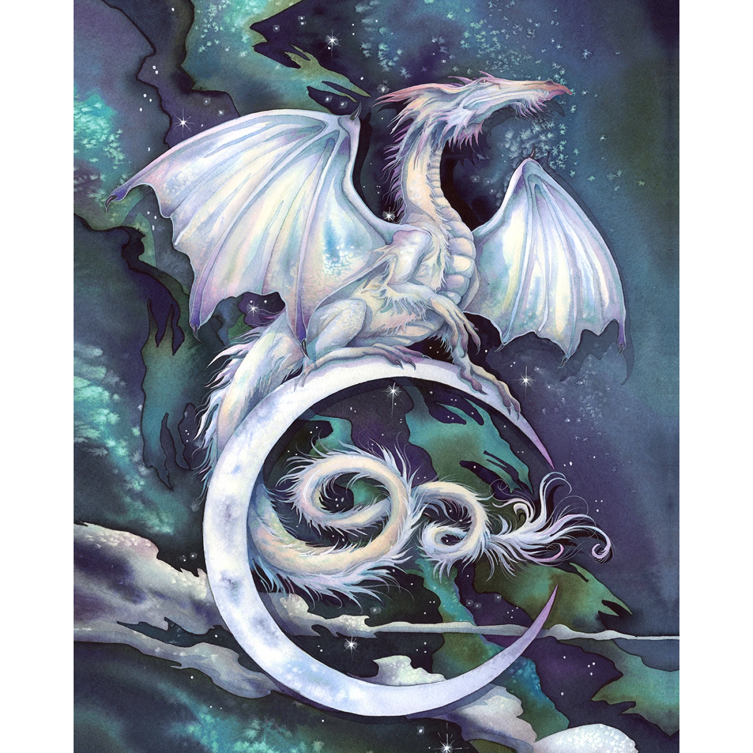 Mystic Dragon 12588 Midnight Panel 36 Inch Dragon Michael Miller 