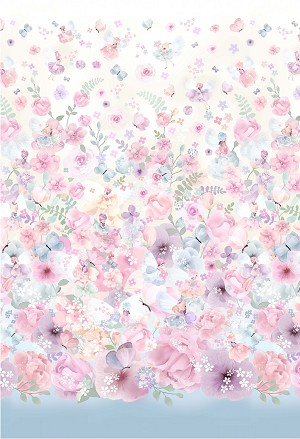 My Heart Flutters Digital DDC9975 Pink Fairy Dreams 24 Inch Panel Michael Miller 
