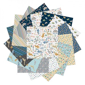 Baby Dino Flannel 10 Inch Layer Cake Squares Benartex 