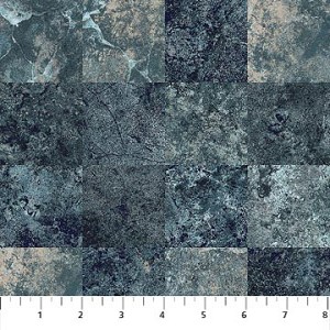 Stonehenge Haiku Iceberg DP22927 96 Digital Squared Dark, Northcott 