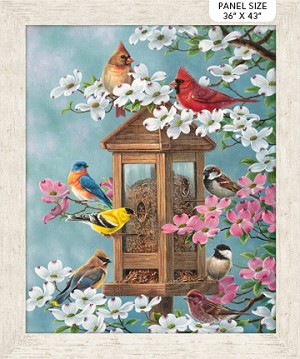 The Joys of Spring DP23005 11 Bird Digital Panel, Northcott 