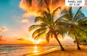 The View From Here DP23411 44 Island Paradise Digital Panel, Northcott 