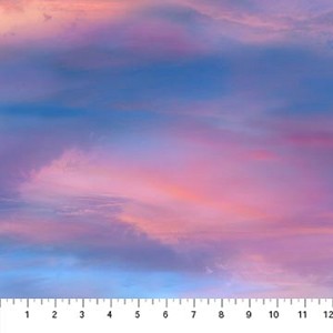 The View From Here DP23773 84 Blue Clouds Digital, Northcott 