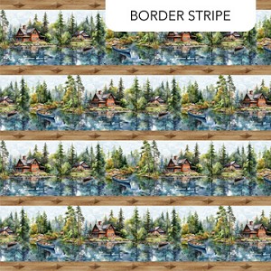 Lakeside Retreat DP28481 36 Border 4 Repeats Northcott 