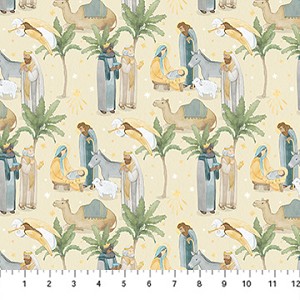The Nativity DP28992 11 Cream Scenic Northcott 