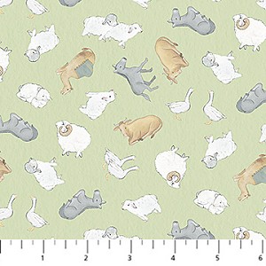 The Nativity DP28993 74Green Animal Toss Northcott 
